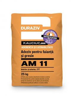 DURAZIV AM 11 Adeziv pentru faianta si gresie, aditivat cu Kauciuc