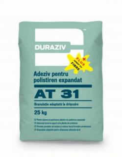 DURAZIV AT 31 PLUS Adeziv si masa de spaclu pentru polistiren expandat cu fibre de armare