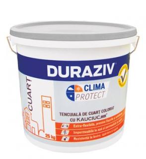 DURAZIV Clima Protect   cu Kauciuc   TENCUIALA DE CUART COLORAT