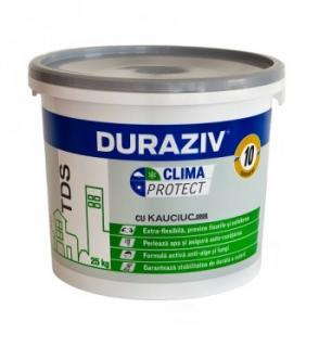 DURAZIV Clima Protect   cu Kauciuc   TENCUIALA DECORATIVA STRUCTURATA TDS