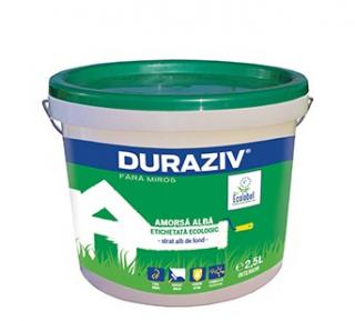 DURAZIV Fara Miros Amorsa alba cu Kauciuc  , Ecolabel