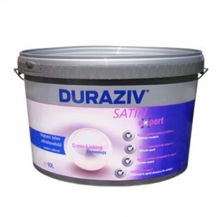 DURAZIV SATIN EXPERT VOPSEA LATEX ULTRALAVABILA ALBA, CU ASPECT SATINAT