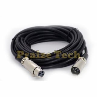 Cablu de Microfon XLR 3 Pin, Tata Mama, Lungime 5m - Cablu Canon pentru Microfoane cu Condensator