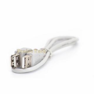 Cablu USB A Tata-Mama Gri, Versiune 2.0, 0.5 M Lungime - Prelungitor Extensie USB Tip Mama Tata