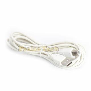 Cablu USB A Tata - USB B Tata, Alb, Cablu Imprimanta, 3m Lungime - Ideal pentru Scanner, HDD extern, Hub USB