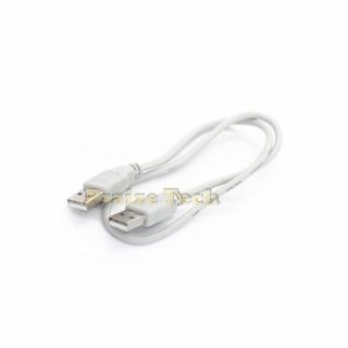 Cablu USB Tata A-A, Model Gri, Lungime 0.5m - Cablu USB Tata A pentru Calculator, Consola, Media Player