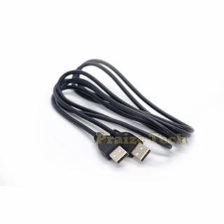 Cablu USB Tata A-A, Model Negru, Lungime 1.8m - Cablu USB Tata A pentru Calculator, Consola, Media Player