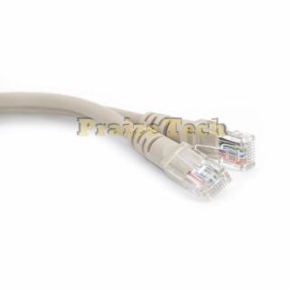 Cablu UTP Retea, Gri, Ethernet Cat 5e - Cablu Patch de Internet cu Mufa, Conector RJ45