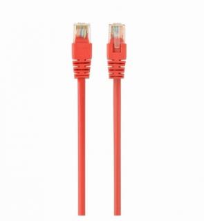 Cablu UTP Retea, Rosu, Ethernet Cat 5e - Cablu Patch de Internet cu Mufa, Conector RJ45