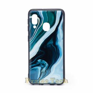 Husa Toc Samsung A20e, TPU UV Print, Model Watercolor - Carcasa pentru Protectie Antisoc Smartphone