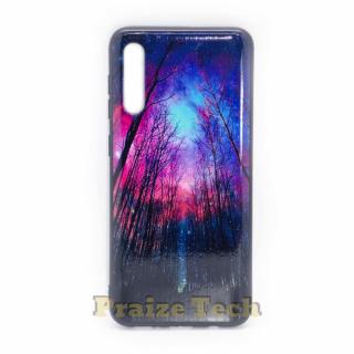 Husa Toc Samsung A50, TPU UV Print, Model Forest - Carcasa pentru Protectie Antisoc Smartphone