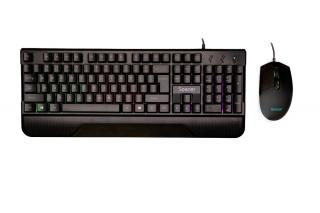 KIT Gaming Tastatura si Mouse USB Spacer Invictus, 104 Taste, 3200 DPI