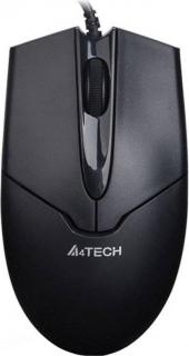 Mouse A4Tech, Negru, 1000 DPI, OP550 - Ideal pentru Birou sau Acasa