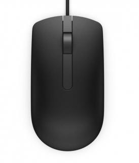 Mouse Dell, Negru, 1000 DPI, 570-AAIR - Ideal pentru Birou sau Acasa