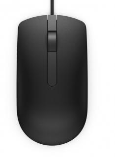 Mouse Dell, Negru, 1000 DPI, 570-AAIS - Ideal pentru Birou sau Acasa