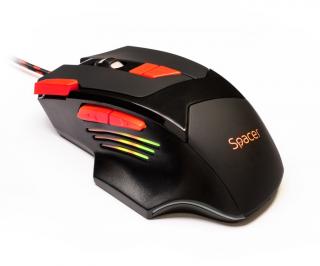 Mouse Gaming Spacer, RGB, 2400 DPI, SP GM-02