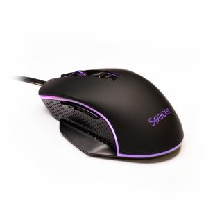 Mouse Gaming Spacer, RGB, 8000 DPI, SPGM Pulsar Speed - LED RGB, 6 Moduri