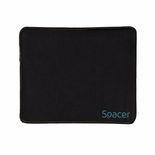 Mousepad Spacer, Negru, 220x180mm, Cauciuc - Ideal pentru Birou sau Acasa