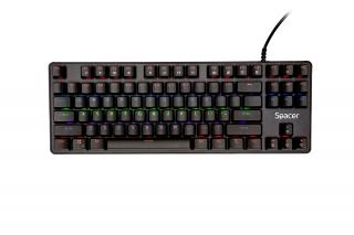 Tastatura Mecanica Spacer USB, RGB, 87 Taste, Immortal