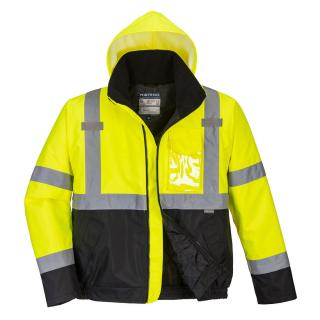 Jacheta Hi-Vis Bomber in Doua Tonuri S363