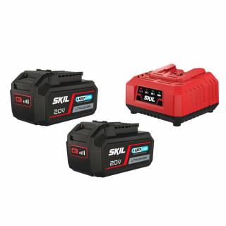 Set incarcator si acumulator SKIL BC1E3112BA, 20V Max,      (18 V) 4.0Ah ,     Keep Cool,      Li-Ion