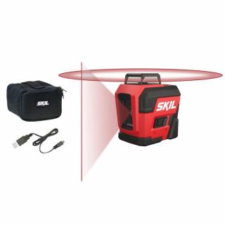 SKIL 1960 DA Nivela laser cu linie in cruce 360   , lumina rosie (635 nm), accu Li-Ion,     0,5 mm m, raza actiune 20m