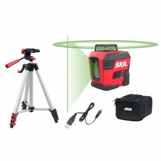 SKIL 1961 DA Nivela laser cu linie in cruce 360   , lumina verde (520 nm), accu Li-Ion,     0,5 mm m, raza actiune 30m, trepied