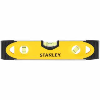 Stanley 0-43-511, nivela torpedo, din aluminiu, 23 cm, 3 fiole blister