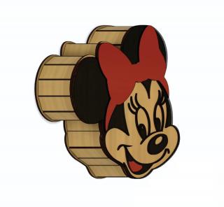 Cutie cadou din lemn, model Minnie, 23x22x8cm