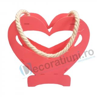 Cutie decorativa din lemn - model Heart