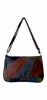 Geanta Dama Piele Naturala Multicolora Ada G04057