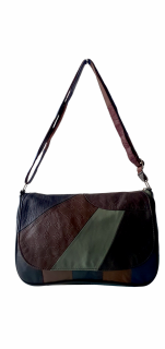 Geanta Dama Piele Naturala Multicolora Ada G04058