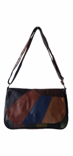 Geanta Dama Piele Naturala Multicolora Ada G04062