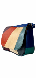 Geanta Dama Piele Naturala Multicolora Ada G04269