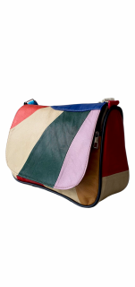 Geanta Dama Piele Naturala Multicolora Ada G04270