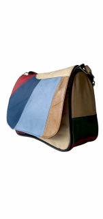 Geanta Dama Piele Naturala Multicolora Ada G04276