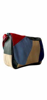 Geanta Dama Piele Naturala Multicolora Ada G04277