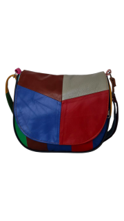 Geanta Dama Piele Naturala Multicolora Adriana G04153