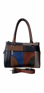 Geanta Dama Piele Naturala Multicolora Dorina G04191