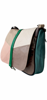 Geanta Dama Piele Naturala Multicolora Emi G04204