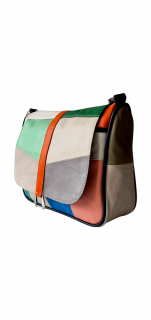 Geanta Dama Piele Naturala Multicolora Emi G04267