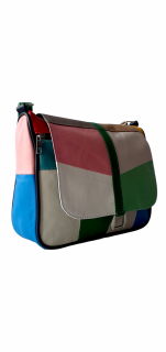 Geanta Dama Piele Naturala Multicolora Emi G04268
