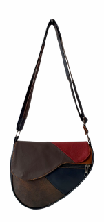 Geanta Dama Piele Naturala Multicolora Emilia G04232