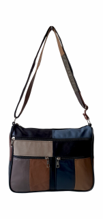 Geanta Dama Piele Naturala Multicolora Ero G04053