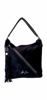Geanta Dama Piele Naturala Neagra Miky G03256