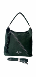 Geanta Dama Piele Naturala Verde Miky G04122