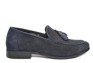 Mocasini Barbati Piele Naturala Bleumarin Basarab B00032