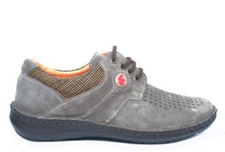 Pantofi Casual Barbati Piele Naturala Gri Haralambie B00040