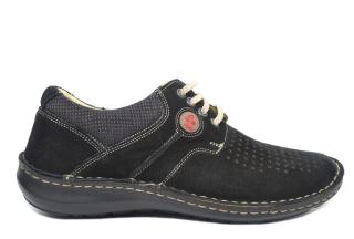 Pantofi Casual Barbati Piele Naturala Negri Otter Elton B00042