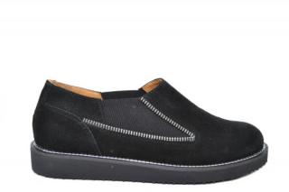 Pantofi Casual Piele Naturala Prego Negru Keira D02036